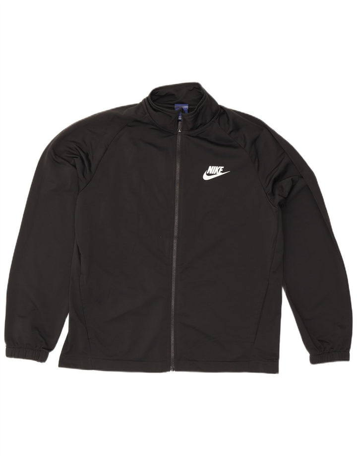 Nike Mens Treino Top Jaqueta Grande Poliéster Preto