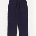 Calça cargo feminina Carhartt reta média W30 L30 algodão azul marinho