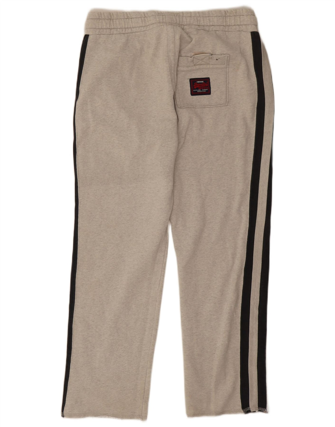 Calça de treino masculina Superdry Graphic cinza grande algodão