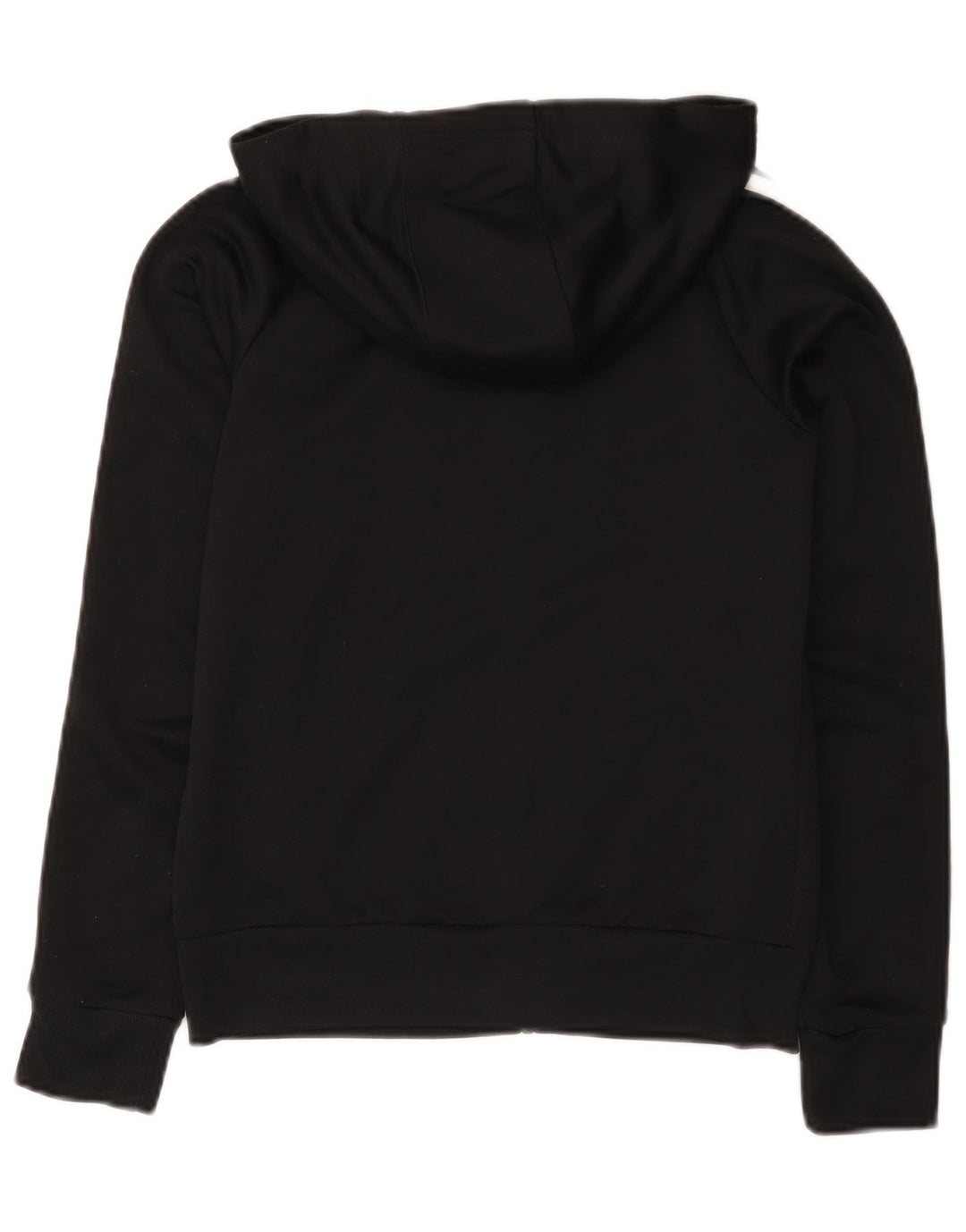 Suéter Adidas Boys Zip com capuz 11-12 anos preto poliéster