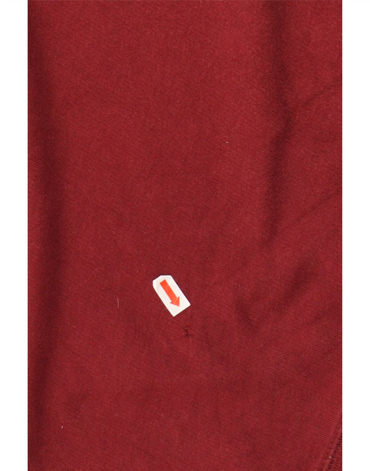 ASICS moletom masculino jumper médio vermelho colorblock algodão