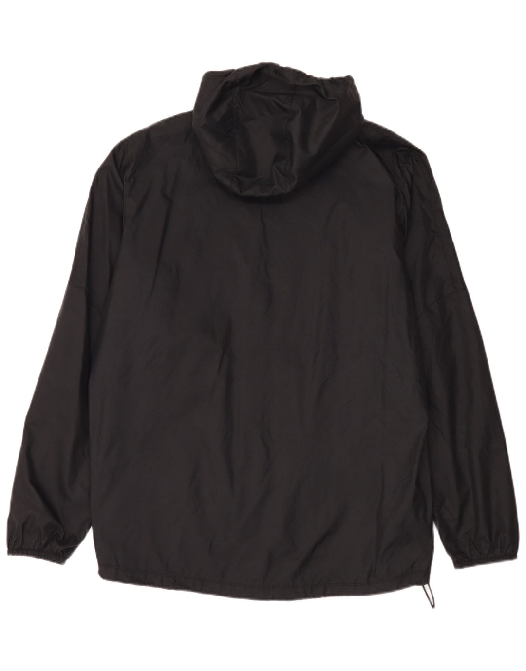 Jaqueta de chuva masculina Nike com capuz UK 38 médio preto nylon
