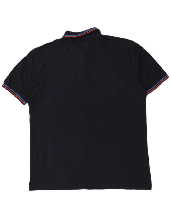 Camisa polo masculina Kappa 2XL algodão preto