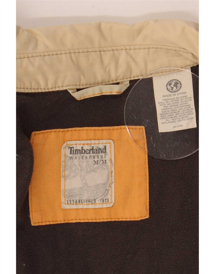 Jaqueta bomber masculina Timberland UK 38 algodão bege médio