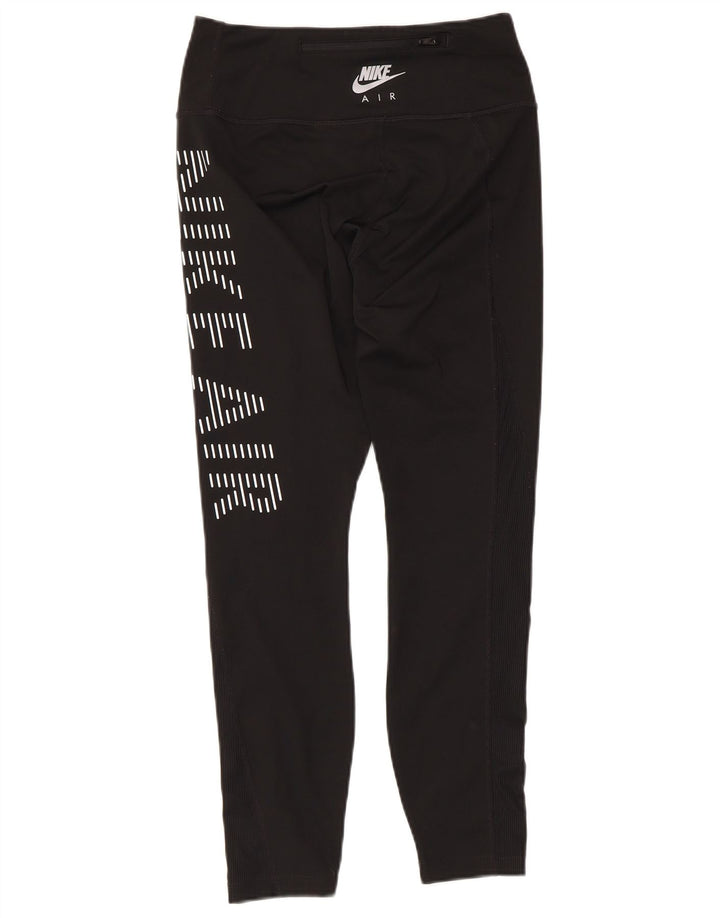 Nike Womens Graphic Leggings UK 8 Pequeno Poliéster Preto