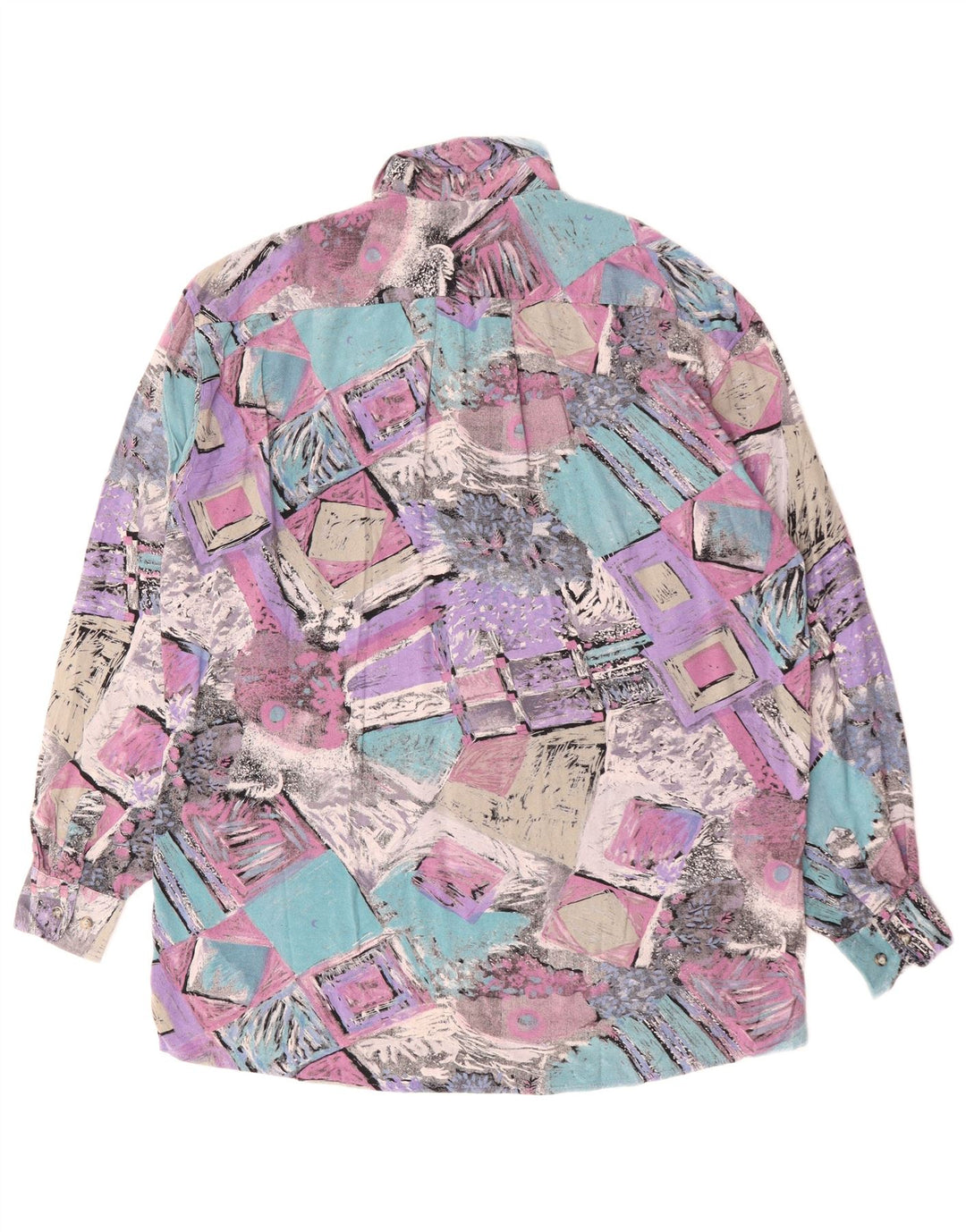 Camisa masculina DORNBUSCH tamanho 39/40 média multicolorida patchwork viscose