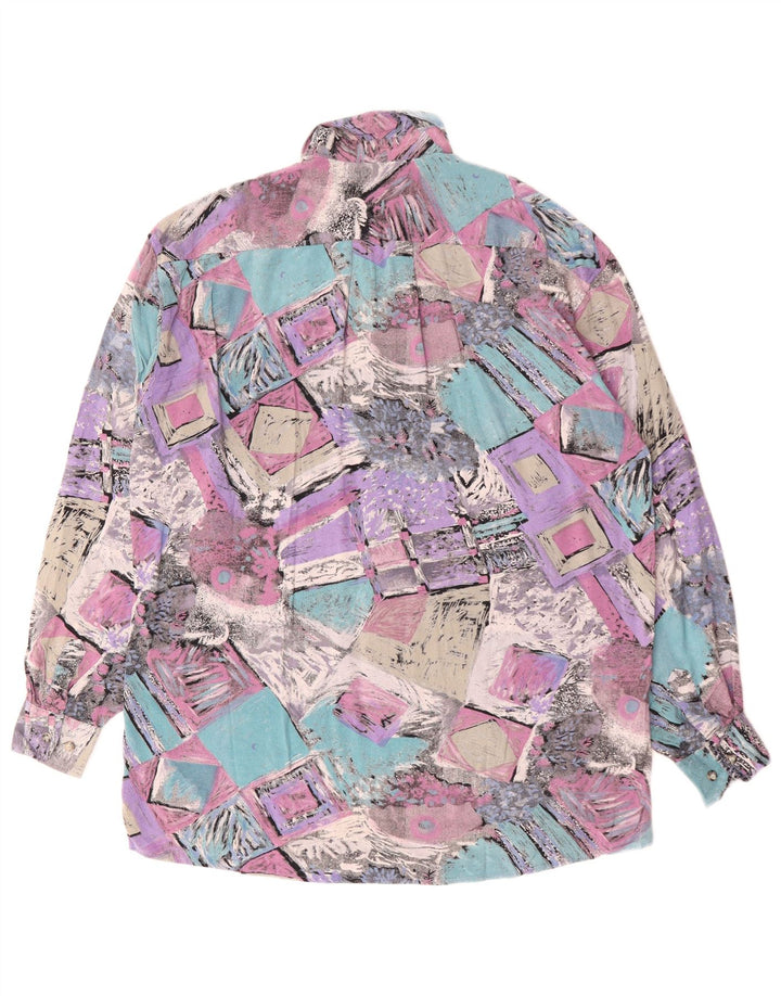 Camisa masculina DORNBUSCH tamanho 39/40 média multicolorida patchwork viscose