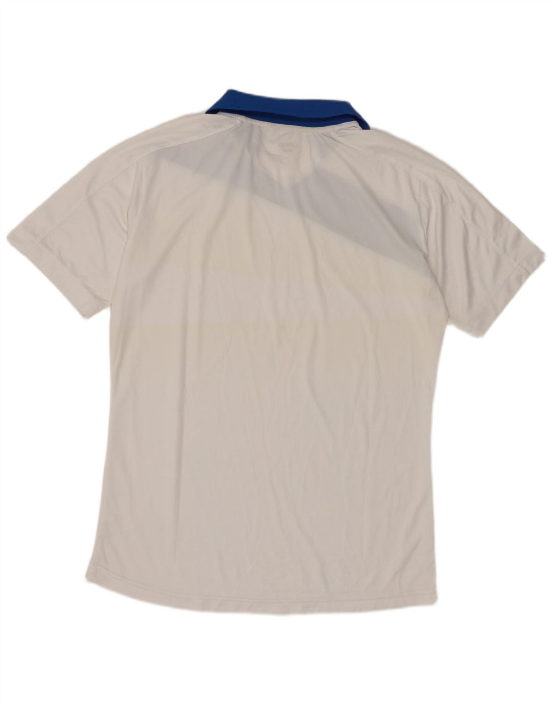 Camisa polo masculina ASICS médio branco colorblock poliéster