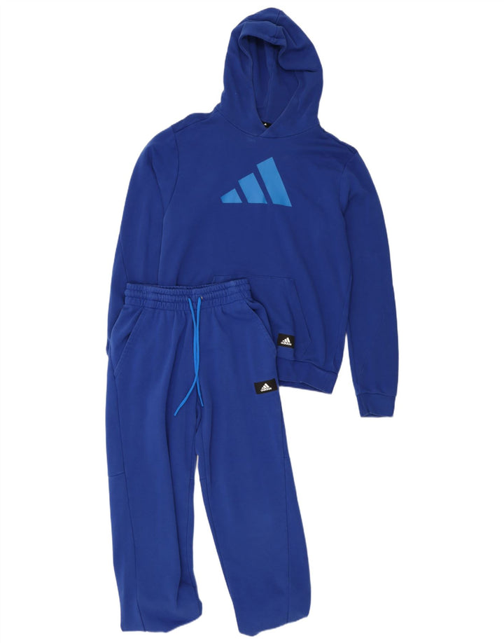 Adidas Mens Graphic Treino Completo Pequeno Azul Algodão