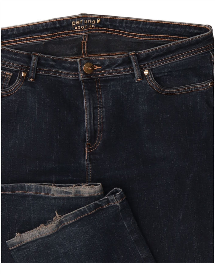 Jeans feminino Marks & Spencer Per Una Bootcut W36 L31 azul marinho