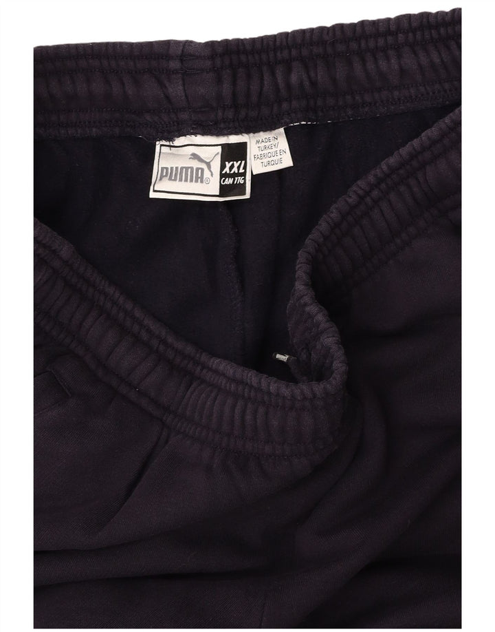 Calça de treino masculina PUMA 2XL azul marinho