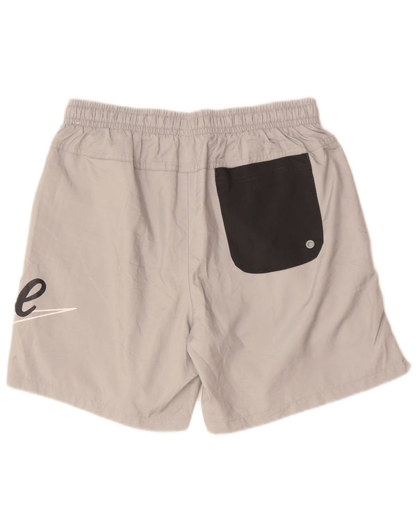 Shorts de natação Nike masculino gráfico pequeno poliéster cinza