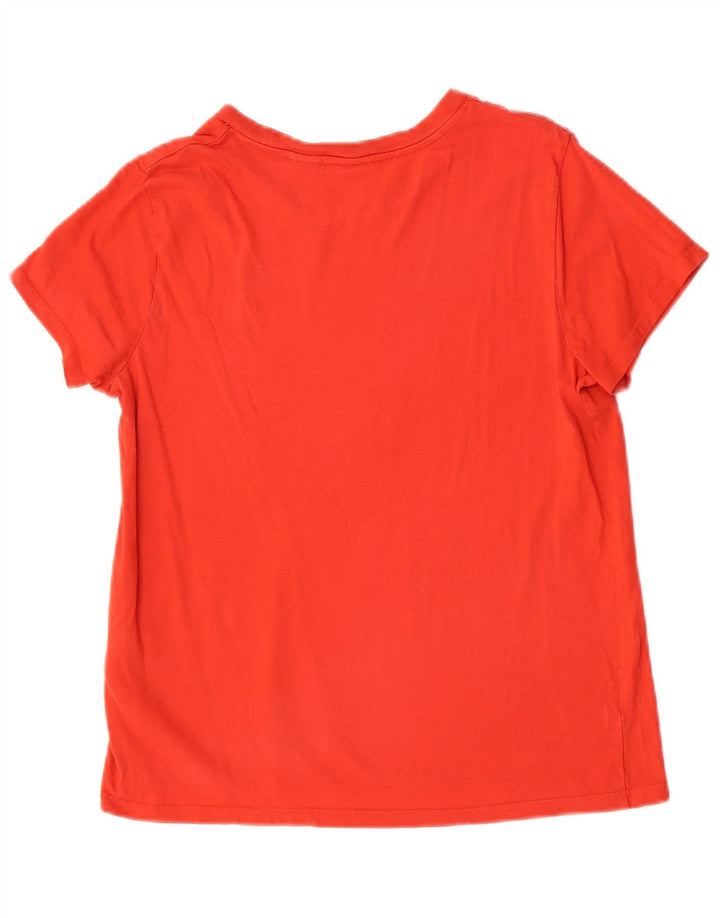 Camiseta feminina Levi's Top UK 12 algodão vermelho médio