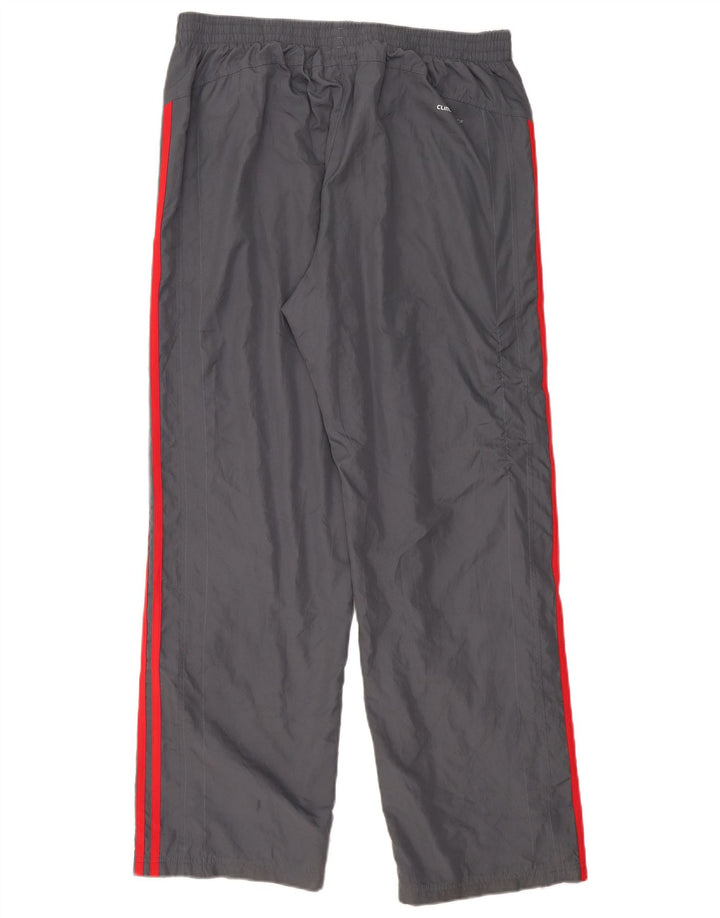 Adidas Mens Clima 365 Calças Impermeáveis Grandes Cinza Poliéster