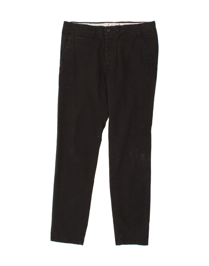 JACK & JONES Mens Slim Chino Trousers W31 L32 Black Cotton Vintage Jack & Jones and Second-Hand Jack & Jones from Messina Hembry 