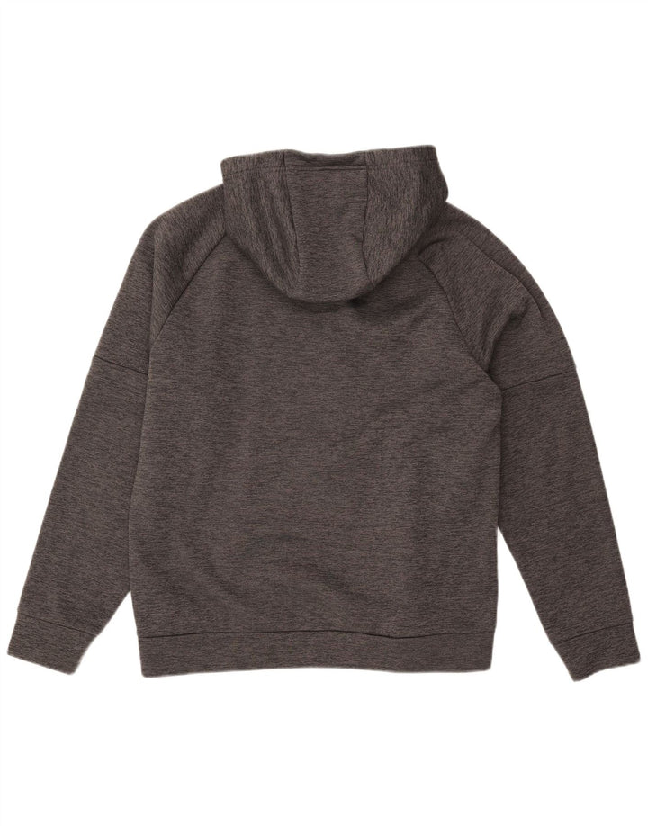Fato de treino completo com capuz Nike Therma-Fit masculino grande poliéster manchado cinza
