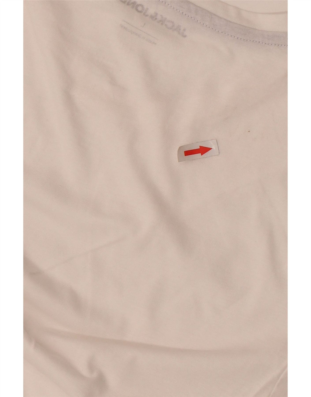 Camiseta masculina Jack & Jones grande algodão branco