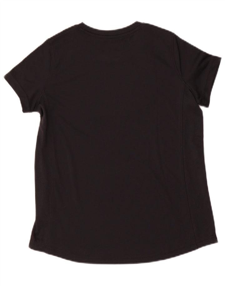 Camiseta Under Armour Girls Loose Fit Top 9-10 Anos Médio Preto