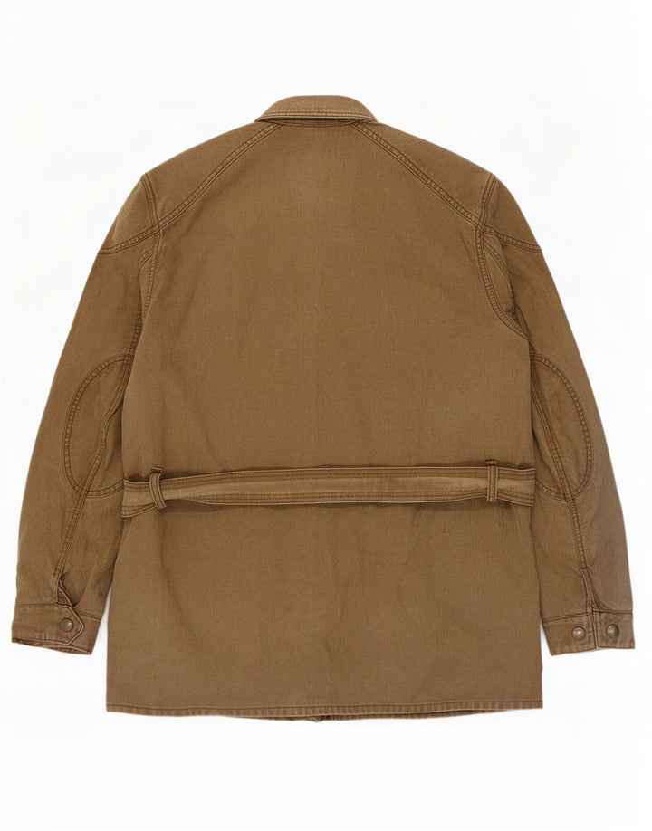 Jaqueta utilitária masculina Belstaff UK 38 algodão marrom médio