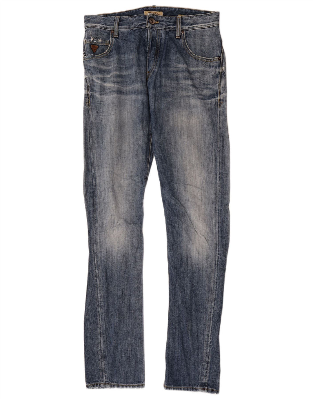 Guess Jeans Slim Masculino W30 L34 Azul Algodão