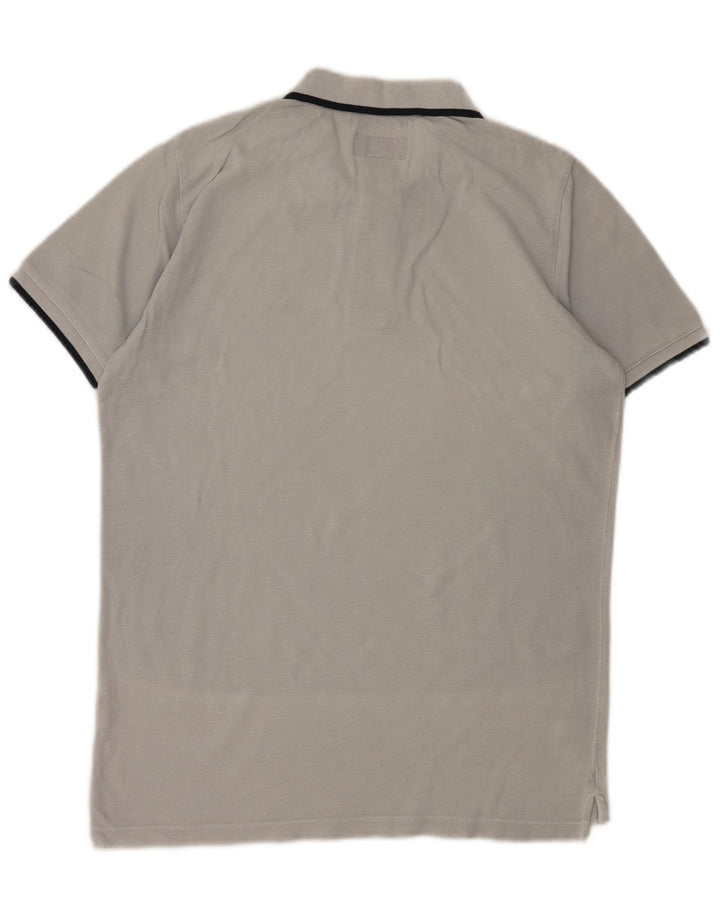 MARLBORO CLASSICS Camisa polo masculina robusta e refinada pequena branca