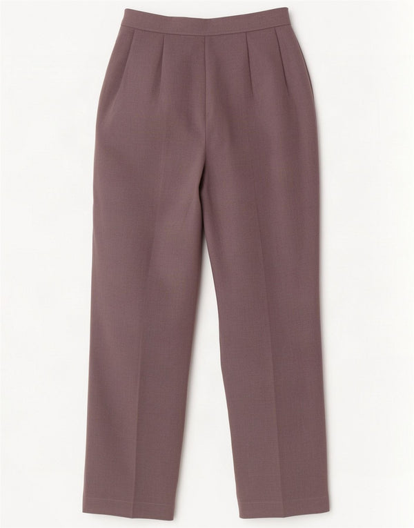 Marks & Spencer Calças casuais femininas cônicas Reino Unido 8 Pequeno W24 L27 Cinza