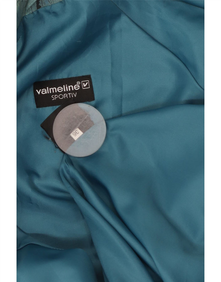 Sobretudo feminino oversized VALMELINE EU 36 bloco colorido azul pequeno