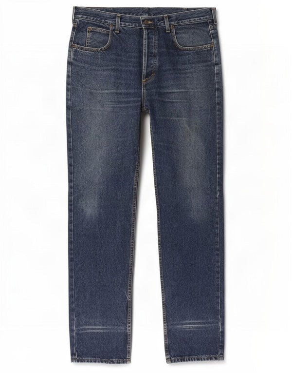 Lee Mens Chicago Straight Jeans W38 L36 Azul Algodão
