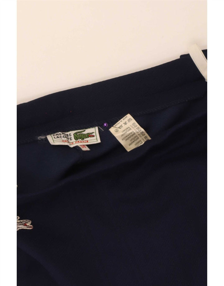 Mini saia feminina Lacoste EU 38 médio W24 azul marinho poliéster