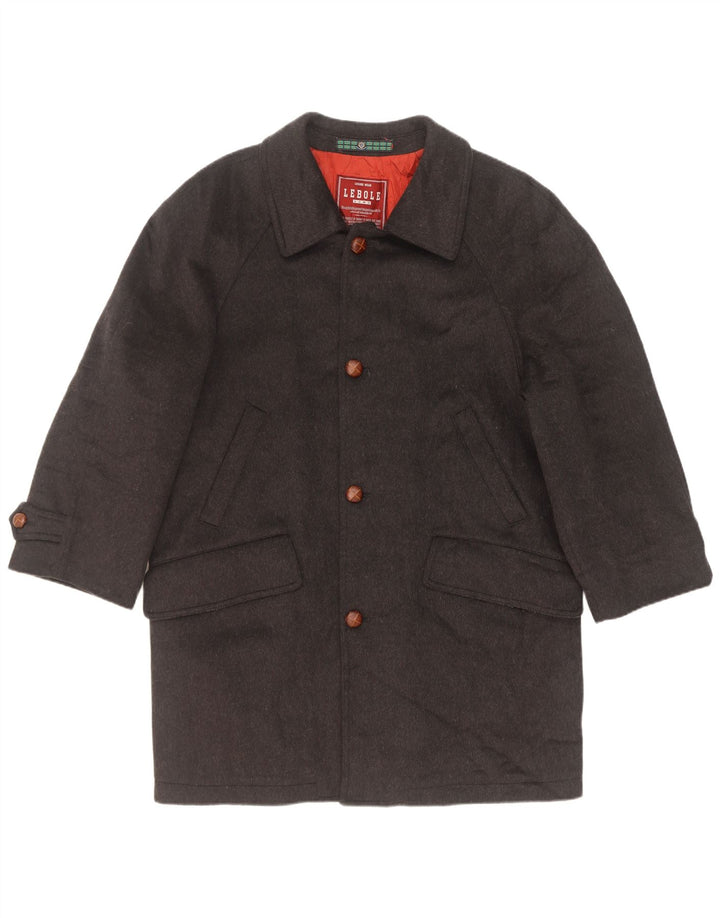 Sobretudo masculino Lebole UK 40 grande lã cinza