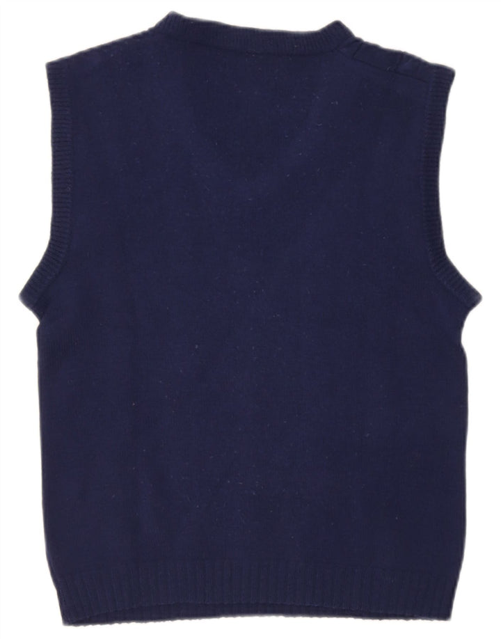 Regata masculina vintage com colete grande azul marinho