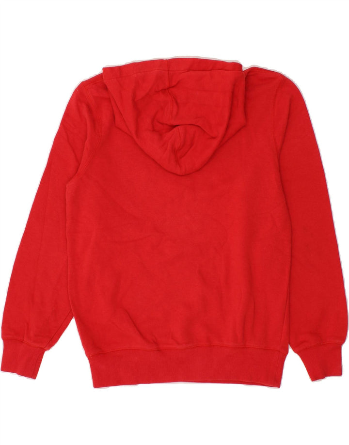 LEVI'S Boys Graphic Hoodie Jumper 12-13 Years Large Red Cotton Vintage Levi's and Second-Hand Levi's from Messina Hembry 