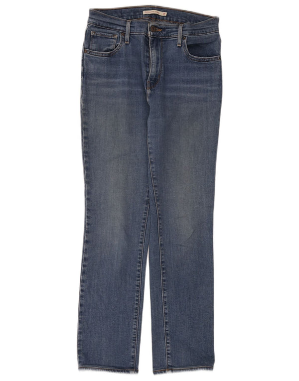 Calça jeans feminina Levi's 724 High Rise Straight W28 L28 Azul