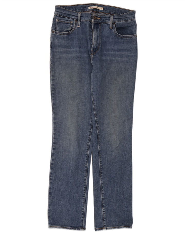 Calça jeans feminina Levi's 724 High Rise Straight W28 L28 Azul