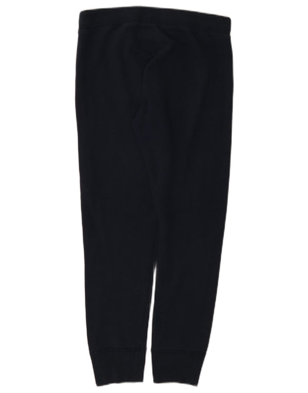 Calça esportiva feminina Hollister com estampa gráfica e joggers UK 12 médio azul marinho