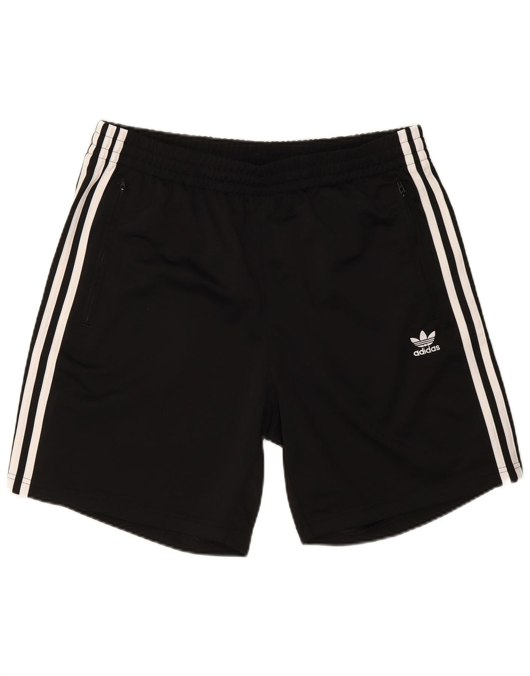 Shorts esportivos masculinos Adidas grande poliéster preto