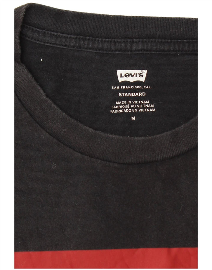 Camiseta feminina Levi's Standard Graphic UK 14 Médio Preto