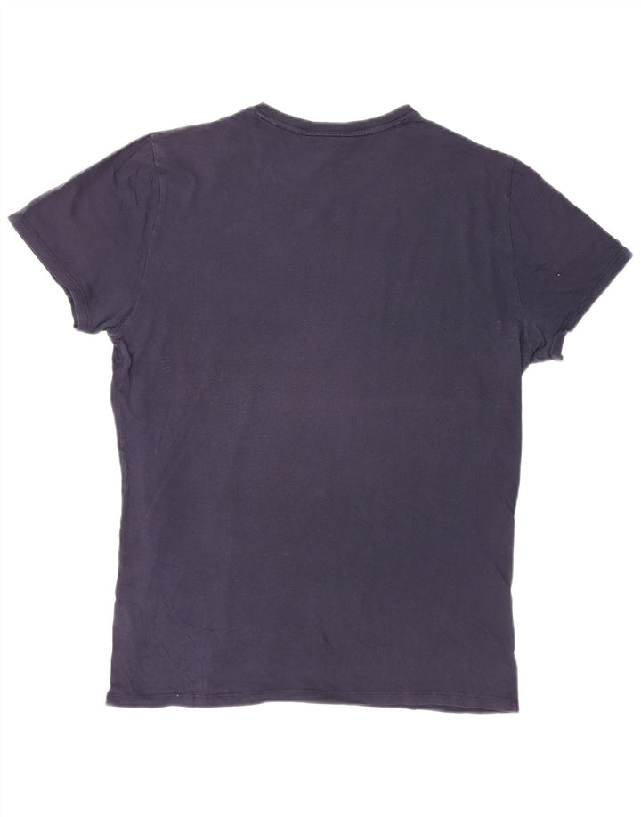 Camiseta masculina Lacoste Top médio algodão azul marinho