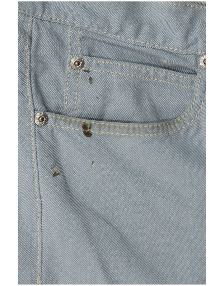 Roy Rogers Mens Casual Shorts IT 48 Médio W34 Azul Algodão