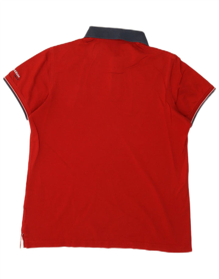Camisa polo masculina Harmont & Blaine Regular Fit algodão vermelho médio