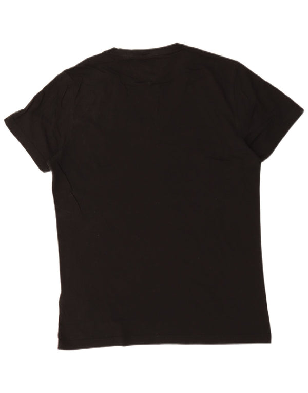 Camiseta masculina Tommy Hilfiger Top médio algodão preto