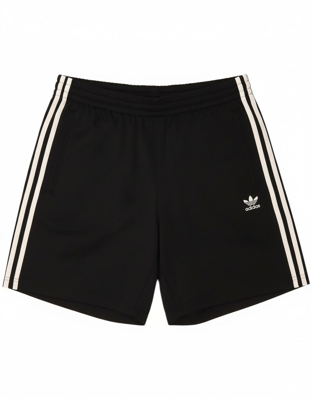 Shorts esportivos masculinos Adidas grande poliéster preto