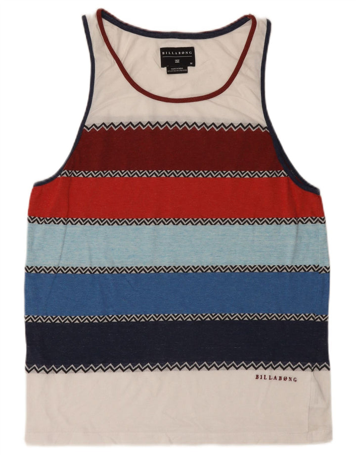 Colete masculino Billabong de algodão listrado médio multicolorido