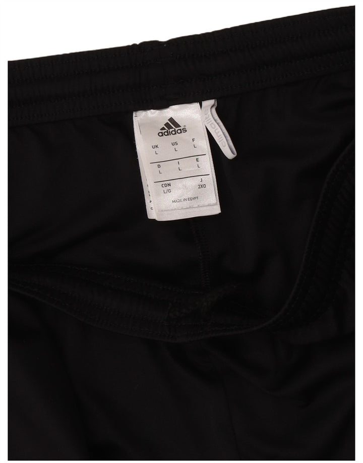 ADIDAS Mens Climalite Sport Shorts Grande Poliéster Preto