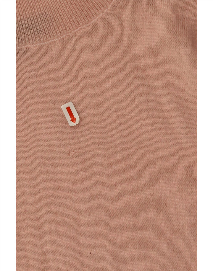 Suéter feminino Crew Clothing com gola redonda UK 12 rosa médio
