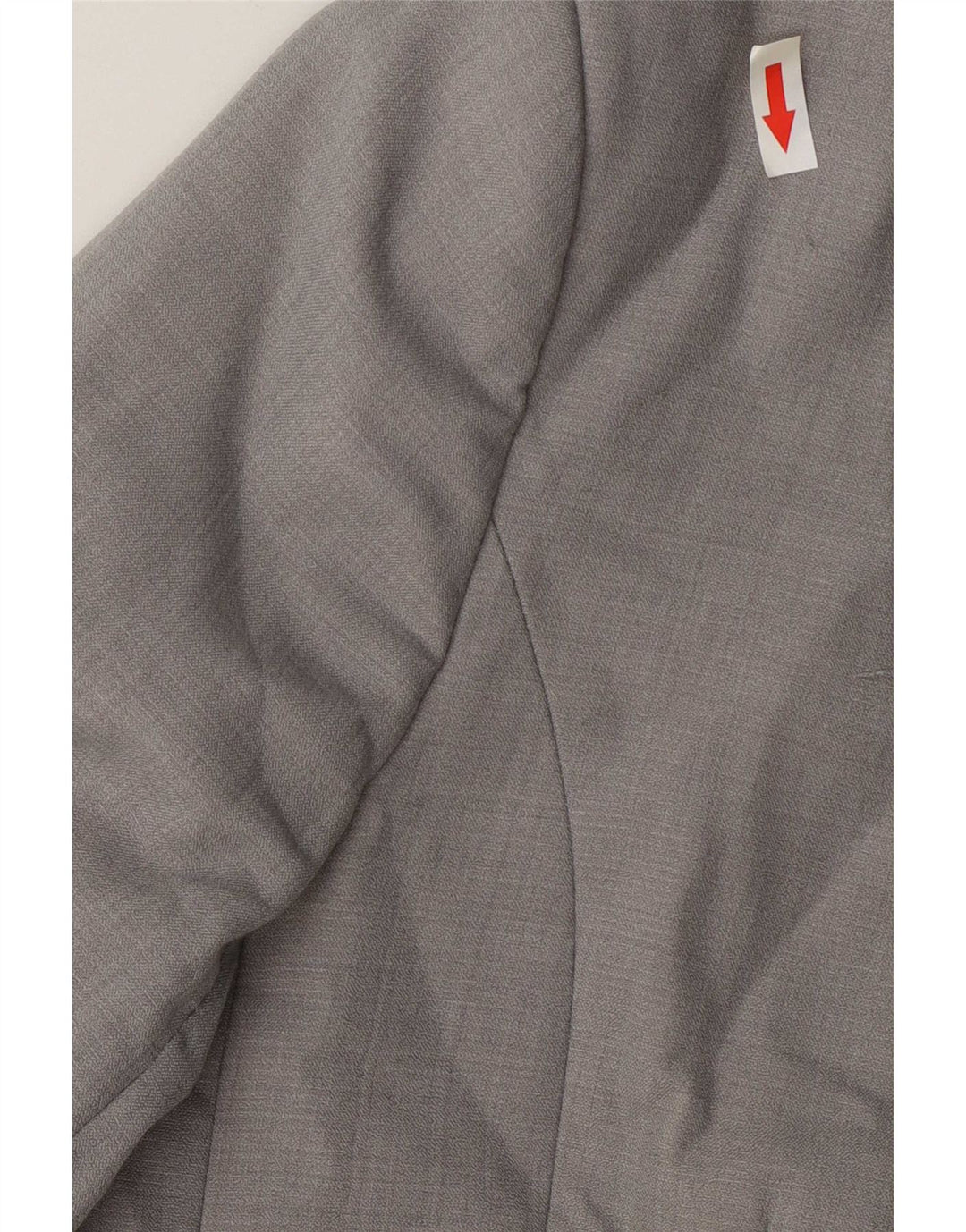 Jaqueta blazer feminina Reiss com 1 botão Reino Unido 10 pequena lã cinza