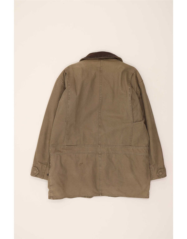 Jaqueta masculina Timberland Weathergear Utility UK 36 pequeno algodão cinza