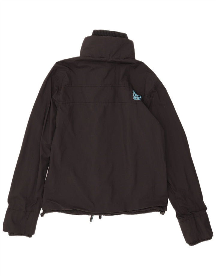 Jaqueta de chuva masculina Superdry UK 40 grande nylon preto