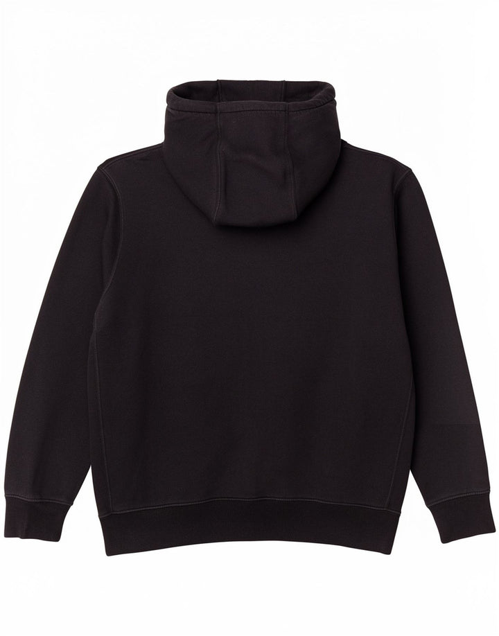 Nike masculino gráfico moletom com capuz médio algodão preto