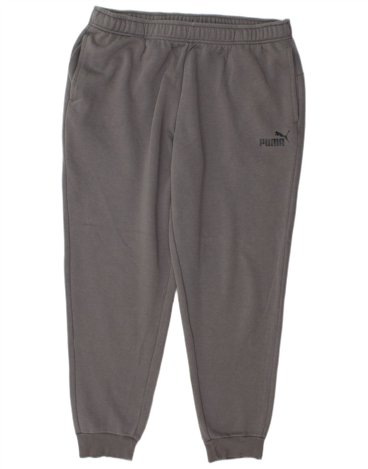 Calça de treino masculina PUMA Joggers XL cinza algodão